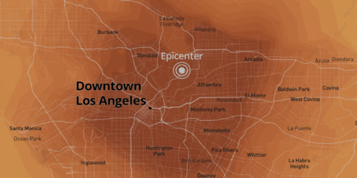 What would a powerful earthquake feel like where you live?