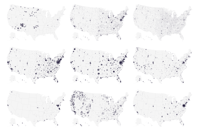These Maps Show Federal Employees Work in Every Corner of America