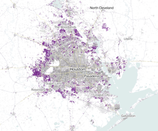 Where America's developed areas are growing
